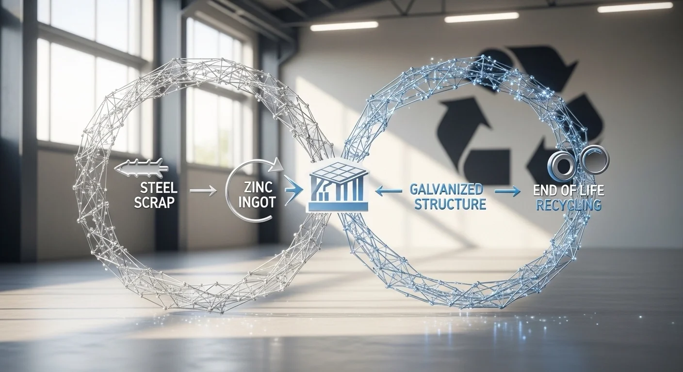 Çelik Endüstrisinde Döngüsel Ekonomi: Sıcak Daldırma Galvaniz Ne Kadar Çevreci Bir Uygulama?